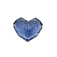 Декоративное изделие «Сердце», васильковый в интернет-магазине The Dar