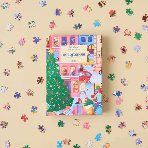 Пазл «Новогодняя», 1000 деталей