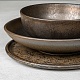 Столовая тарелка Azores Black gold в интернет-магазине The Dar