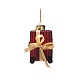 Ёлочная игрушка Burgundy Ribbed Suitcase в интернет-магазине The Dar