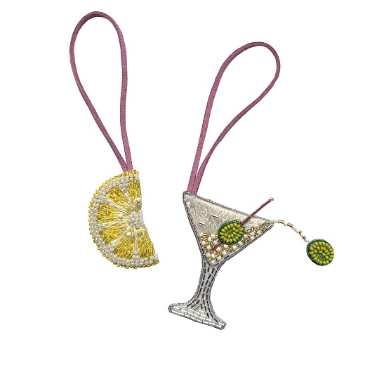 Набор ёлочных украшений «Мартини», 2&nbsp;шт.