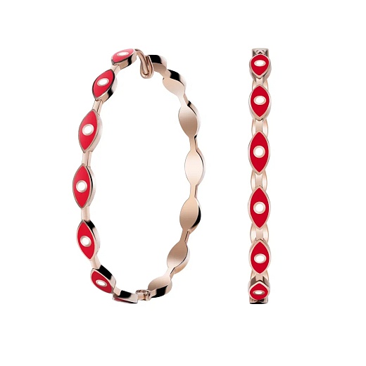 Серьги-дорожки «EYES», 5 см