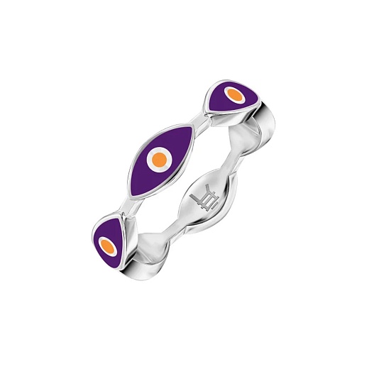 Кольцо «EYES», фиолетовый