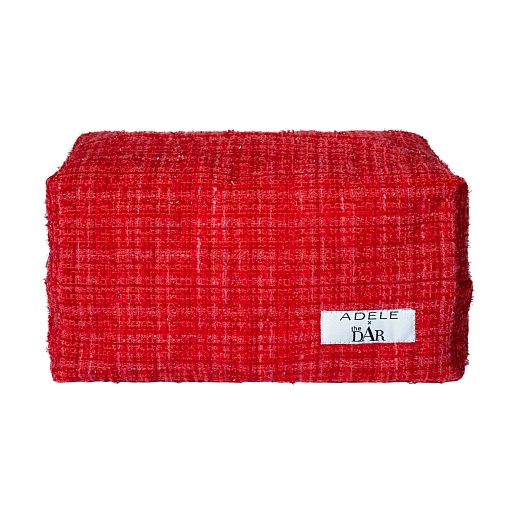 Косметичка средняя, красная