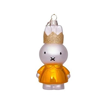 Ёлочная игрушка Miffy Delft Yellow Dress Crown