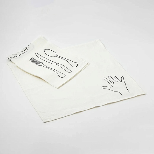 Набор полотенец белый, 3 шт. в интернет-магазине The Dar Набор полотенец белый, 3 шт.