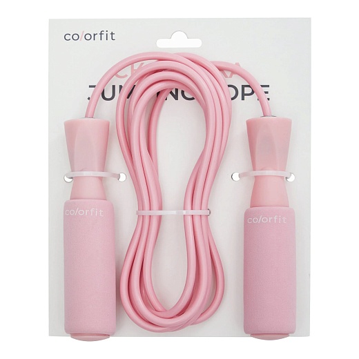 Скакалка Colorfit, розовая