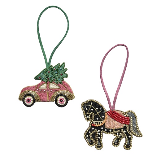 Набор ёлочных украшений «Карусель», 2 шт.