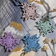 Ёлочное украшение Snowflake Sherbet, 4 шт в интернет-магазине The Dar