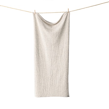 Полотенце среднее, бежевое