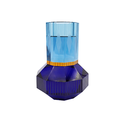 Подсвечник Chicago, лазурь/кобальт