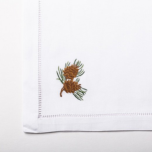 Салфетка с вышивкой Pine cone