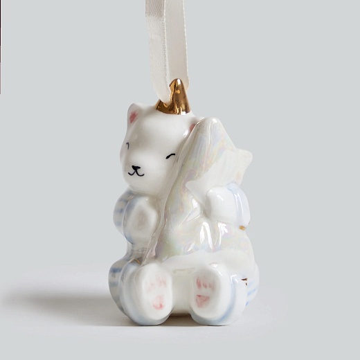 Ёлочная игрушка «Сонный мишка»