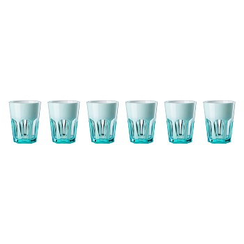 Стаканы Double Face Turquoise, 6 шт.