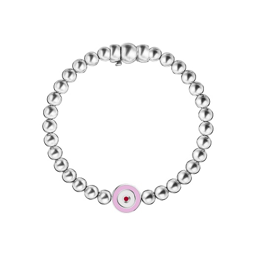 Браслет «Шарики», розовый