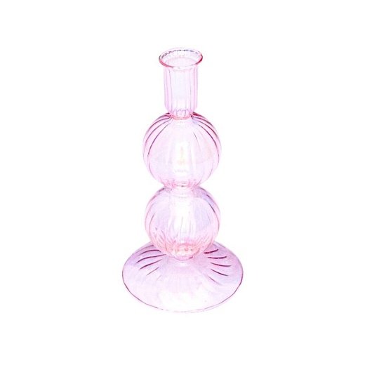 Подсвечник 2 Bubble Luster Pink