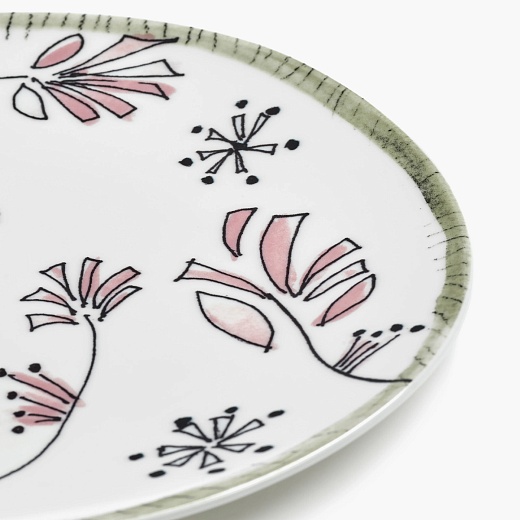Тарелка Fiore Rosa M