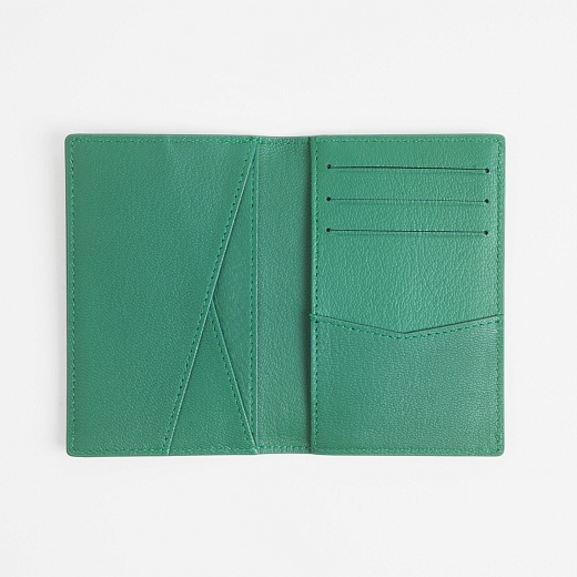 Картхолдер maxi «Французский бульдог», зеленый в интернет-магазине The Dar Картхолдер maxi «Французский бульдог», зеленый