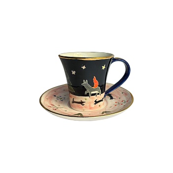 Чайная пара «Фантазёры», чёрный