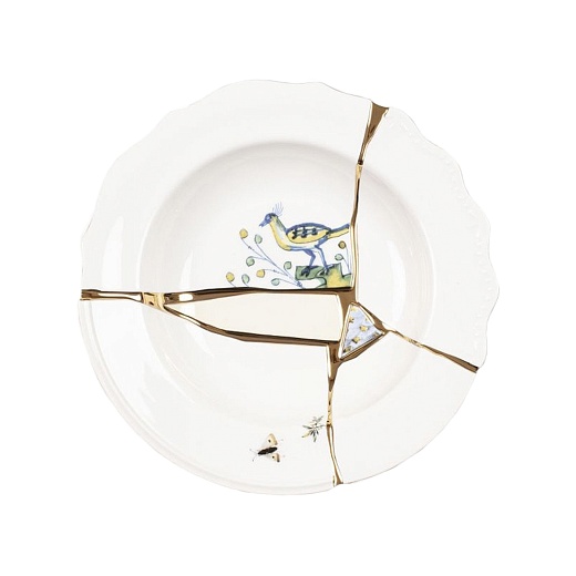 Суповая тарелка Kintsugi III