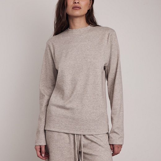 Лонгслив Soft Beige Melange