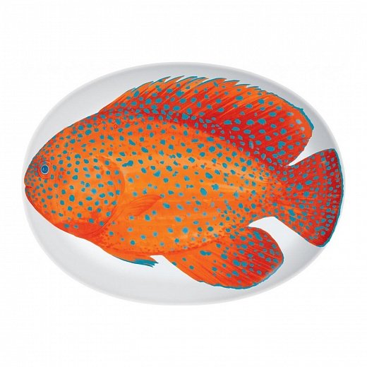 Блюдо сервировочное овальное Fish