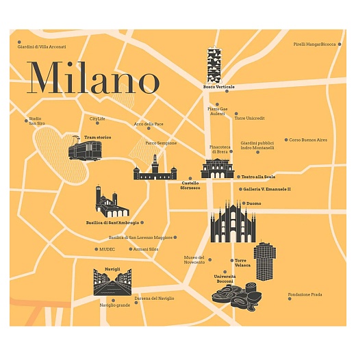Блокнот — Путеводитель Milano