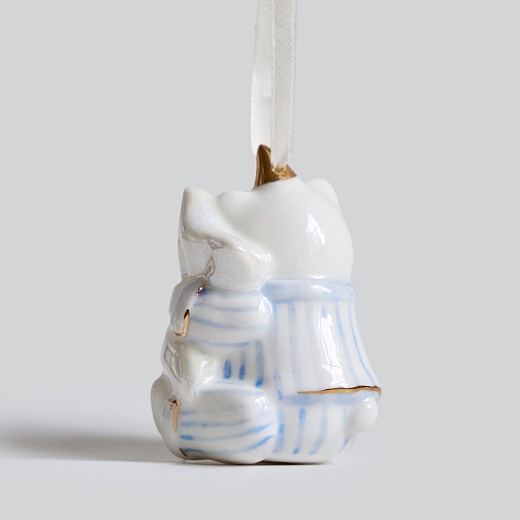 Ёлочная игрушка «Сонный мишка»