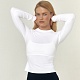 Лонгслив Simple in White в интернет-магазине The Dar