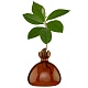 Ваза Avocado Coloured Russet Brown в интернет-магазине The Dar