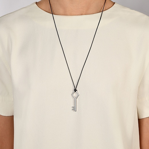 Кулон Clé I, серебряный