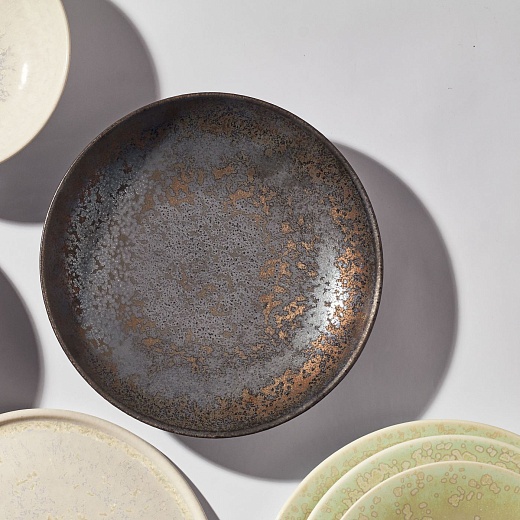 Тарелка глубокая Azores Black Gold