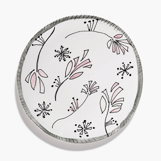 Тарелка Fiore Rosa L