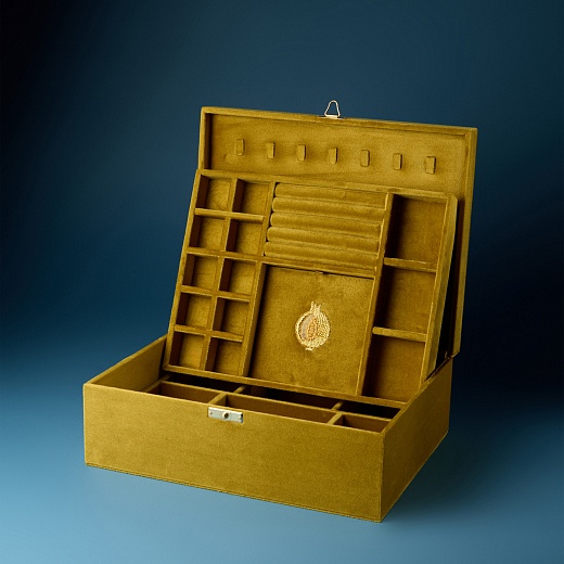 Шкатулка «Гранат» / Nar, двухуровневая