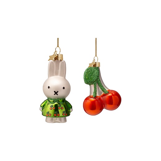 Набор пасхальных украшений Green Miffy & Cherry