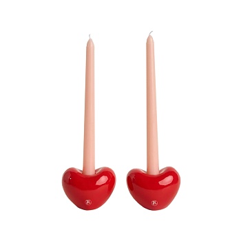 Набор подсвечников Hearts, молочный в интернет-магазине The Dar Набор подсвечников Hearts, молочный