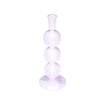 Подсвечник 3 Bubble Luster Transparent