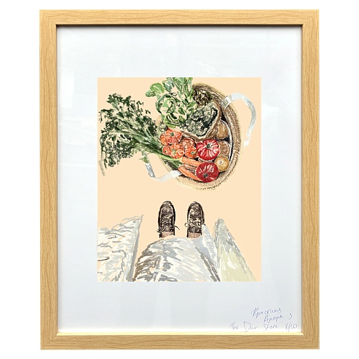 Постер «Шопинг выходного дня» в раме