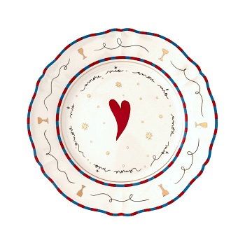Столовая тарелка Heart