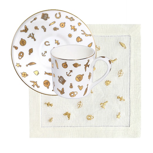Кофейная пара Charms Limited Edition и салфетка Charms