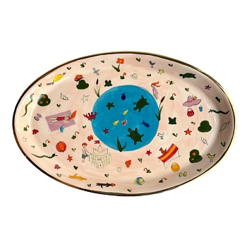 Овальное блюдо «Фантазёры»