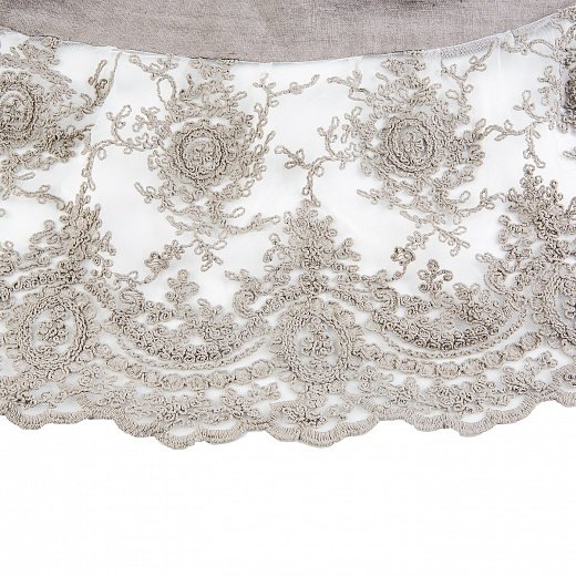 Скатерть круглая Cornice Corinzio – Fango