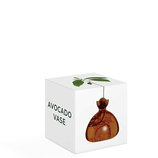 Ваза Avocado Coloured Russet Brown