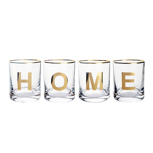 Набор стаканов HOME, 4 шт.