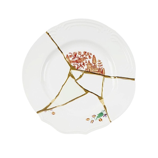 Столовая тарелка Kintsugi I