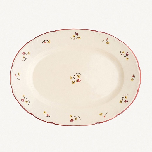 Блюдо овальное «Шиповник 2.0»