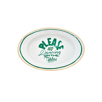 Блюдо овальное No Dancing